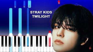 Stray Kids - twilight (Piano Tutorial)