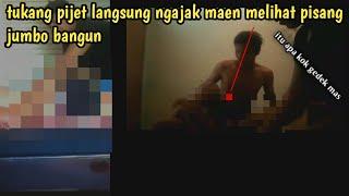 prank pisang jumbo# ke tukang pijet dia kaget melihatnya. dia langsung mentak part 10  #PM21