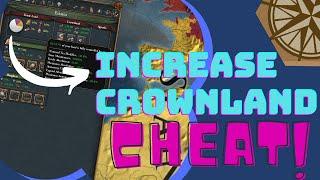 EUIV Increase Crownland cheat