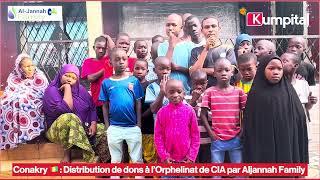 Conakry  : Distribution de dons à l’orphelinat de CIA par l'ONG ALjannah family.