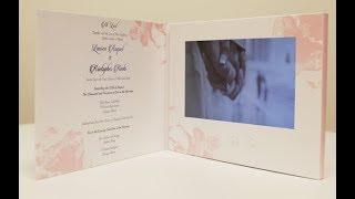 Wedding Video Brochure Invitation