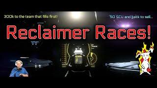 Star Citizen Reclaimer Scraping Races from PaganLinuxGeek and Smorfosaurus