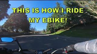 This Is How I Ride My Ebike! (No Commentary) #ebike #roadtrip #cars #traffic #commute