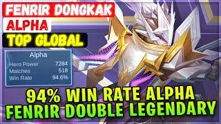 94% Win Rate Alpha, Fenrir Double Legendary Play [ Top Global Alpha ] n2b31c00d9 - Mobile Legends