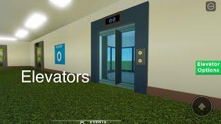 Elevators (Roblox) Showing Different Types of Elevators