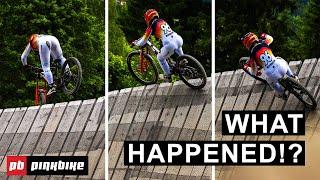 Wall Ride Wipeout & Race Highlights | Story Of The Race