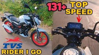 We Test the TVS Raider iGO 125 Top Speed