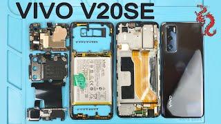 VIVO V20 SE //РАЗБОР смартфона обзор ИЗНУТРИ + Микроскоп