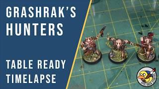 Painting Grashrak's Hunters - Table Ready - Beastgrave Tutorial