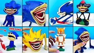 Making All Sonic Tapes characters with clay  The Sonic Tapes Analog Horror Series