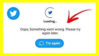 How to fix something went wrong error problem in Twitter | Twitter Login problem | twitter