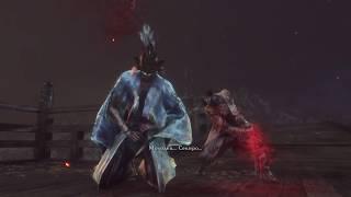 Sekiro™: Shadows Die Twice - Финальный босс «Иссин Асина» 2 верчение деда на мече.