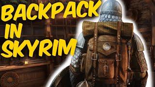 HOW TO GET A BACKPACK IN SKYRIM ANNIVERSARY EDITION!!!!