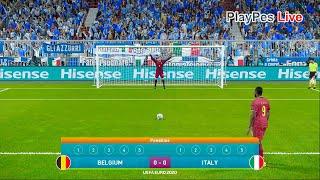 Belgium vs Italy - EURO 2020 - Penalty Shootout - PES 2021 Gameplay PC