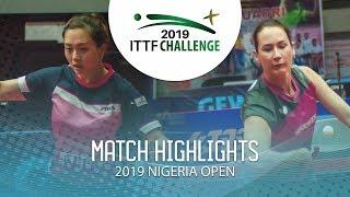Wan Yuan vs Polina Mikhailova | 2019 ITTF Nigeria Open Highlights (1/4)