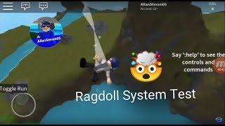 Roblox Ragdoll System Test - Fighting Game with Ragdolls