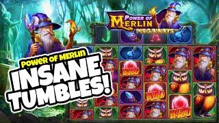 Power of merlin megaways max win insane tumbles