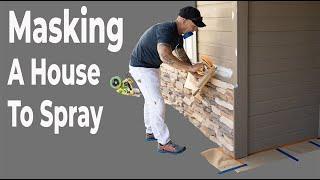 MASKING the Exterior of a House With The Idaho Painter