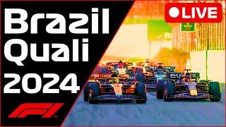 F1 LIVE - Brazil GP QUALI (HEAVY RAIN) - Commentary + Live Timing