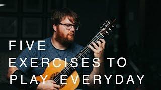 Five guitar exercises to play everyday to improve your playing