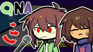 Chara and Frisk QNA Part 1 | Undertale Animation 10K Special 