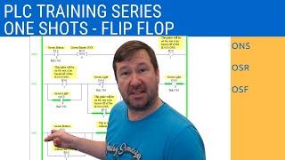 Program a Flip Flop Using One Shots. ONS, OSR, OSF in Allen Bradley's RsLogix 500