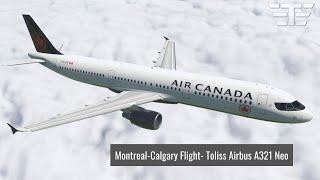 [X-Plane 11] Airbus A321 Neo Flight Montreal-Calgary