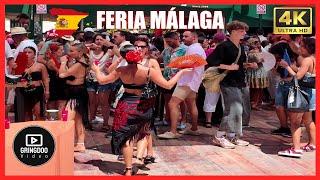 Feria de Malaga 2024: Stunning Summer Festival in Spain | Costa del Sol 4K | Andalucía