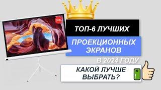 ТОП-6. Лучшие проекционные экраны. Рейтинг 2024. Какой лучше выбрать для проектора цена-качество?