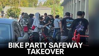 Bike party takes over Safeway parking lot in San Jose and harassed residents | KTVU