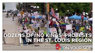 'We're just fighting for a better future:' Dozens of 'No Kings' protests in St. Louis region