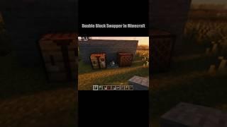 Double Block Swapper | Minecraft #buildhack #shorts #minecraft