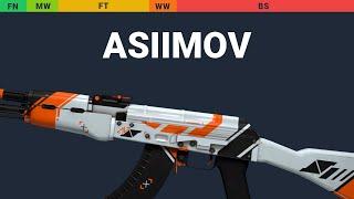 AK-47 Asiimov - Skin Float And Wear Preview