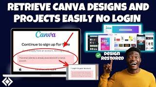 Recover Canva Pro Designs on Locked Account | Regain Access to Lost Canva Pro Projects Now