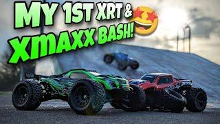 TRAXXAS MADNESS - XRT and XMAXX!! My 1st BASH with these MASSIVE BRUTES!