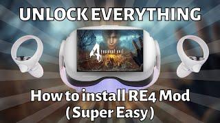 Resident Evil 4 Mod // HOW TO UNLOCK EVERYTHING // SUPER EASY