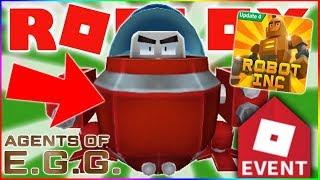 [EVENT] How to Get the Eggobot (Robot Inc.) • Roblox Egg Hunt 2020 Agents of E.G.G.