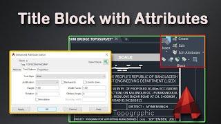 How to make a title block with attributes in AutoCAD