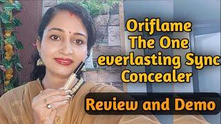 Oriflame The one everlasting Sync Concealer Review and demo l all skin types/all ages type l