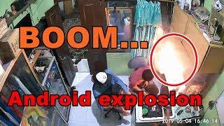 BooM... !!! Explode when repairing a smartphone that is exposed to water