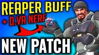 Huge Reaper Buff + D.VA Nerfed [New Overwatch Patch]