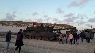 Danish military tank on the beach | Vejers Strand 2018