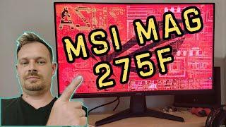 MSI MAG 275F Unboxing - Is it a good  1080p Gaming Monitor?