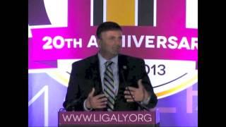 David Kilmnick at the LIGALY 20th Anniversary Gala