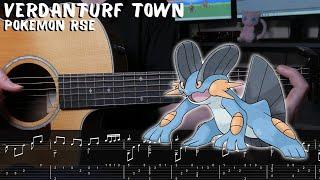 Verdanturf Town - Pokemon Ruby/Sapphire/Emerald - Fingerstyle Guitar Tutorial + TAB