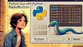 Python tkinter Radio Button  in GUI Tutorial for beginners | Radio button widget