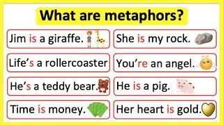 What are metaphors?  | Metaphors in English | Learn with examples