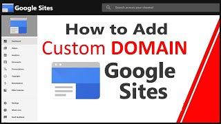 how to add custom domain name to google sites