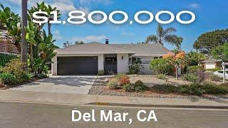 Touring a Home for Sale Under $2M inn Del Mar, California | Homes for Sale | Full property Tour