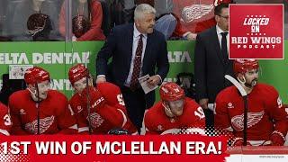 Red Wings 'play f—ing hockey' and earn their 1st win of the McLellan era!